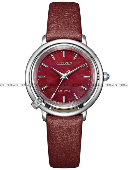 Citizen Arcly Collection Arising Eco-Drive EM1090-78X Zegarek Damski - dodatkowy pasek w zestawie