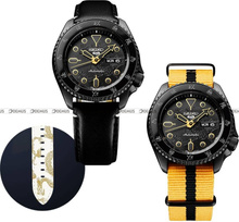 Zegarek Męski Seiko Automatic 5 Sports 55th Anniversary Bruce Lee SRPK39K1 - Limitowana Edycja