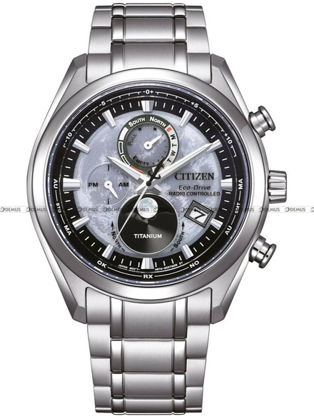 Citizen Eco-Drive Radio Controlled Tsukiyomi Moonphase BY1010-81H Zegarek Męski