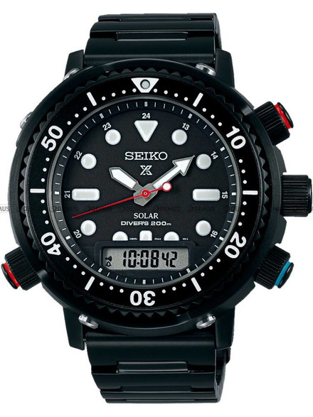 Zegarek Męski Seiko Sea Prospex 1982 Hybrid Diver’s 40th Anniversary "Commando Arnie" SNJ037P1 - Limitowana edycja
