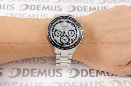 Zegarek Męski Citizen Attesa Eco-Drive SATELLITE WAVE GPS Platinum Shine CC4076-65A - Limitowana Edycja