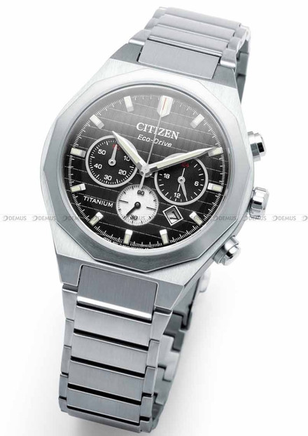 Citizen Zenshin Senkei Super Titanium Chronograph Eco-Drive CA4690-51E Zegarek Męski 