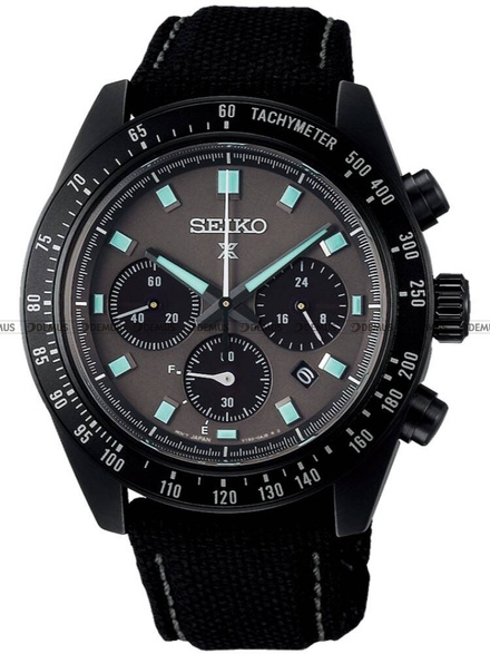 Zegarek Męski Seiko Prospex Speedtimer Black Series Night Vision Solar SSC923P1