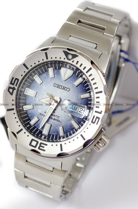 Zegarek Męski Seiko Prospex Monster Automatic Diver Antarctica "Save The Ocean" SRPG57K1