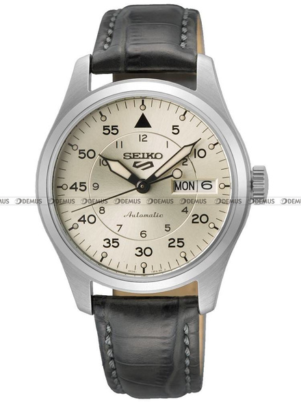 Zegarek Męski Seiko Automatic 5 Sports Champagne Flieger Suit Style SRPJ87K1