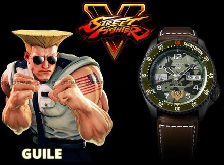 Zegarek Męski Seiko Street Fighter "GUILE - Indestructible Fortress" SRPF21K1 - Limitowana edycja