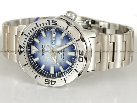 Zegarek Męski Seiko Prospex Monster Automatic Diver Antarctica "Save The Ocean" SRPG57K1