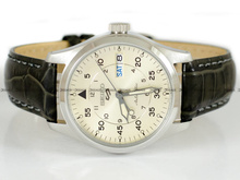 Zegarek Męski Seiko Automatic 5 Sports Champagne Flieger Suit Style SRPJ87K1
