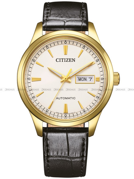 Citizen Mechanical Day Date NY4059-09AC Zegarek Męski Automatyczny