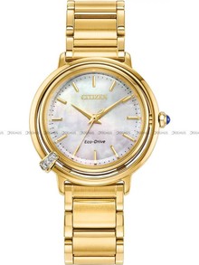 Citizen Arcly Collection Arising Eco-Drive EM1092-64D Zegarek Damski - dodatkowy pasek w zestawie