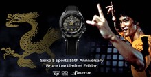 Zegarek Męski Seiko Automatic 5 Sports 55th Anniversary Bruce Lee SRPK39K1 - Limitowana Edycja