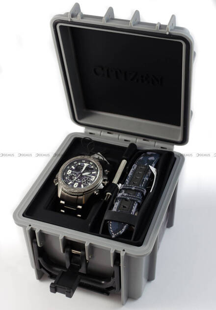 Citizen PROMASTER LAND 35th Anniversary Eco-Drive JV1008-63E Zegarek Męski - Dodatkowy pasek w zestawie - Edycja Limitowana