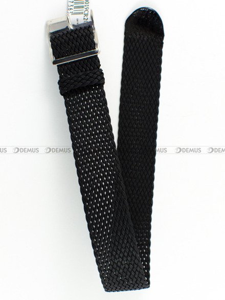 Pasek materiałowy do zegarka - Morellato U0054150019 - 20 mm czarny
