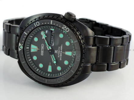 Seiko Prospex Night Vision Sea Black Series King Turtle SRPK43K1 Zegarek Męski 