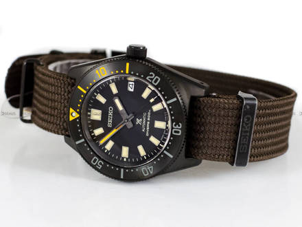 Zegarek Męski Seiko Prospex Black Series 1965 Diver’s Modern Re-interpretation SPB253J1 - Limitowana Edycja - Dodatkowy pasek w zestawie