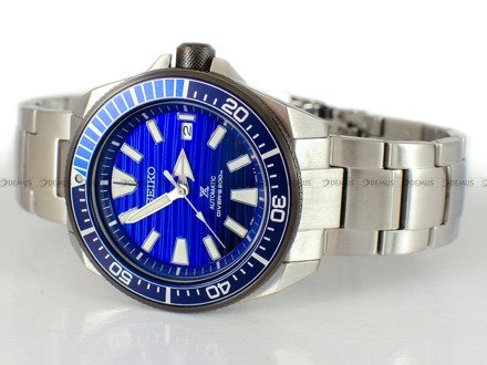Zegarek Męski Seiko Prospex Diver Samurai SRPC93K1 - Limitowana edycja "Save the Ocean"